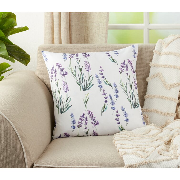 Lavender throw online pillows